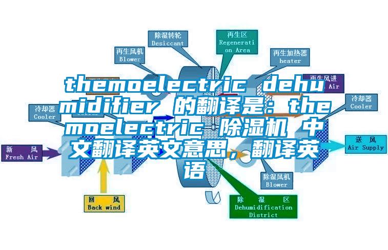 themoelectric dehumidifier 的翻译是：themoelectric 除湿机 中文翻译英文意思，翻译英语