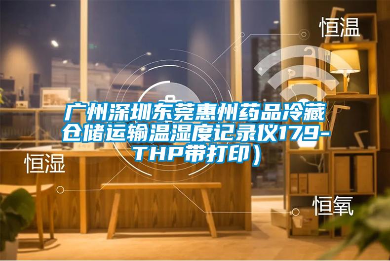 广州深圳东莞惠州药品冷藏仓储运输温湿度记录仪179-THP带打印）