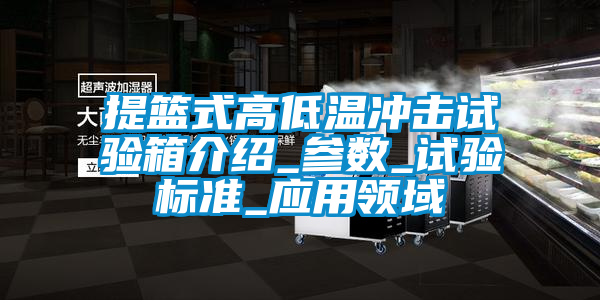 提篮式高低温冲击试验箱介绍_参数_试验标准_应用领域