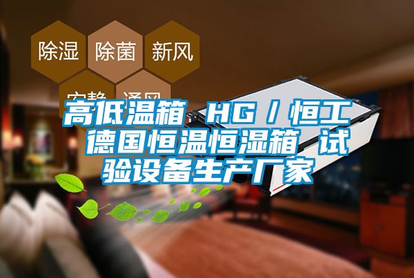 高低温箱 HG／恒工 德国恒温恒湿箱 试验设备生产厂家