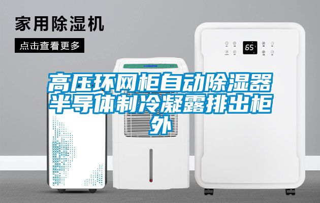 高压环网柜自动除湿器半导体制冷凝露排出柜外